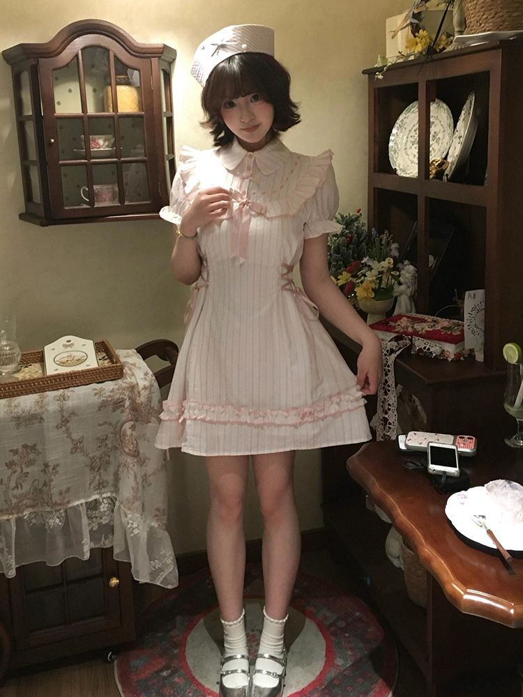 Women Formal Wear Online - SOIOMES 일본식 소프트걸 스타일 스트랩온 로리타