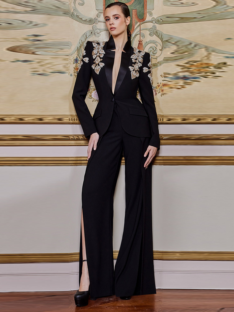 Women'S Formal Wear With Pants - 하이 스트리트 최신 2026 디자이너 정장