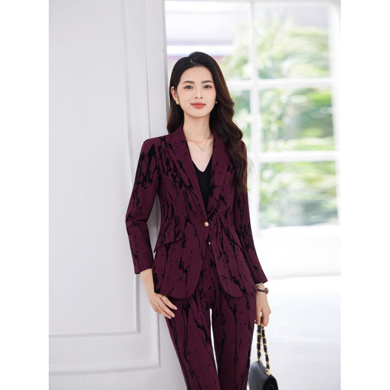 Women Formal Wear Shirt And Pant - 봄, 가을에 입기 좋은 우아한 여성