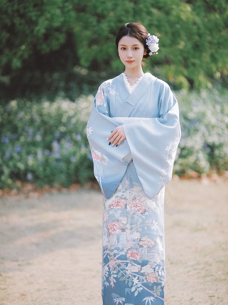 Formal Wear Japan Women - 여성용 일본 스타일 정장 기모노 꽃무늬