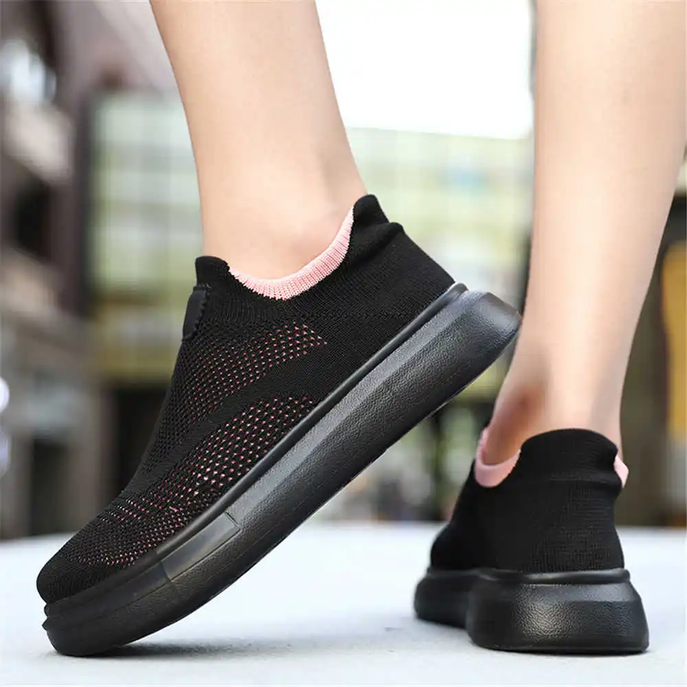 Formal Women Daily Wear Shoes - 여성용 플랫폼 스타킹 다크 브라운 신발,