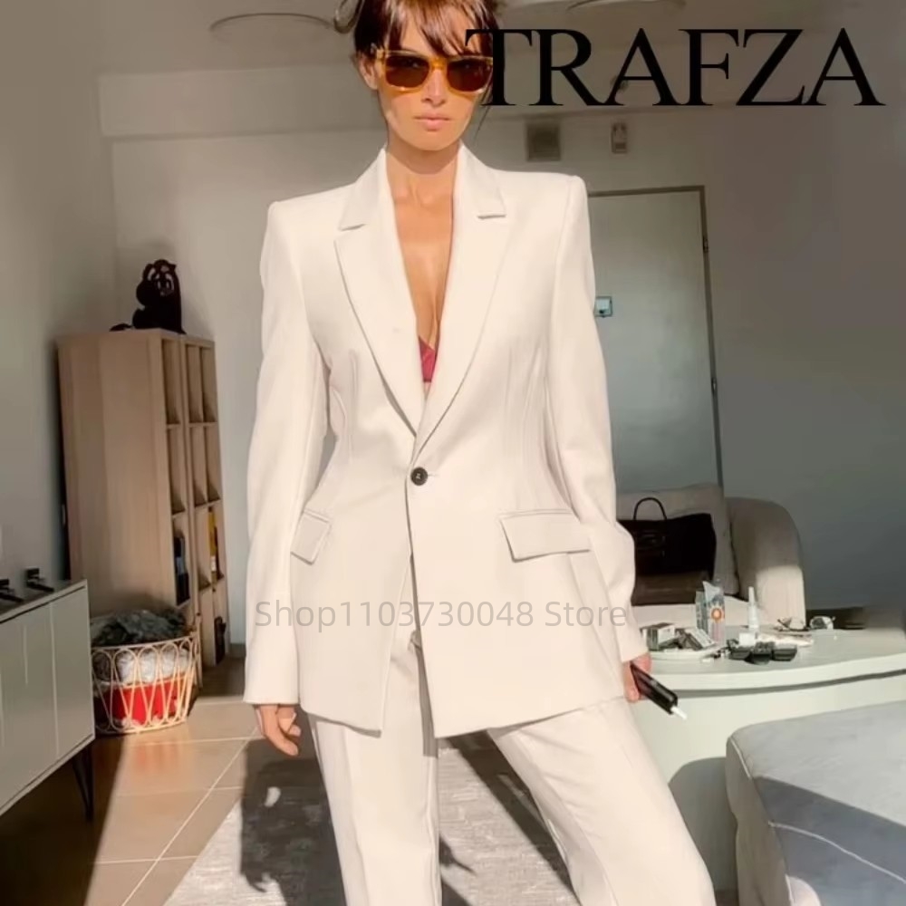 Women'S Formal Wear With Pants - 패션 오피스 여성 블레이저 및 바지