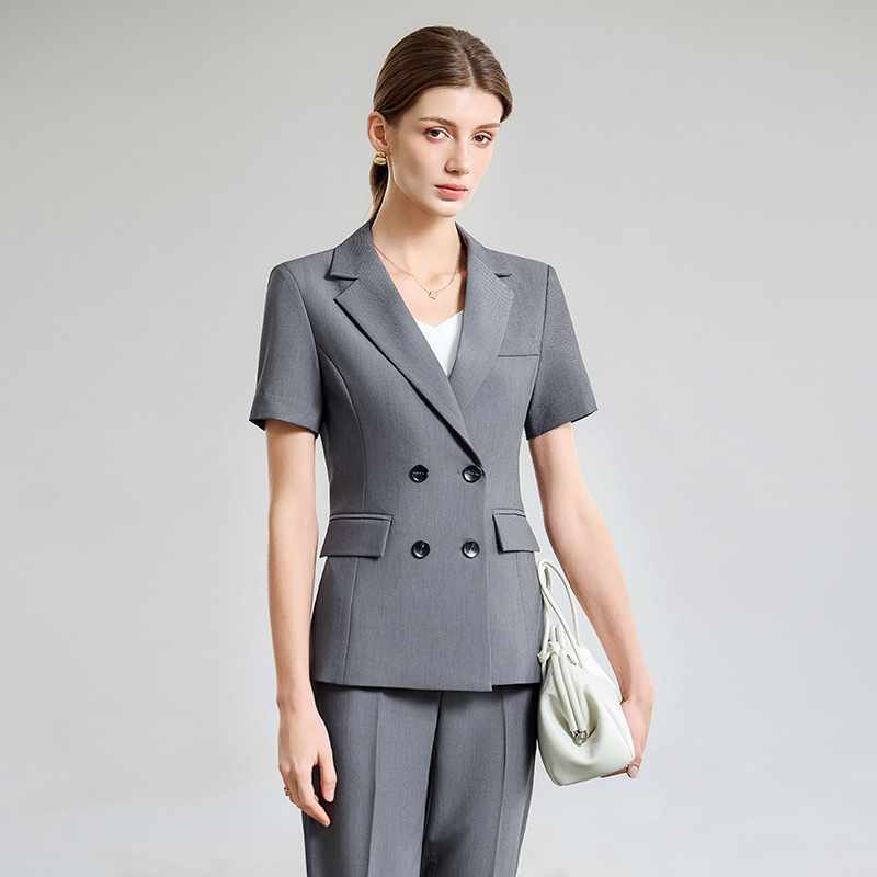 여성 여름 얇은 반팔 정장2025대학생 면접용 새롭고  - Women Formal Wear Shirt And Pant 리뷰 및 가격