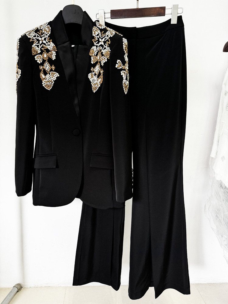 하이 스트리트 최신 2026 디자이너 정장 여성용 비즈 - Women'S Formal Wear With Pants 리뷰 및 가격