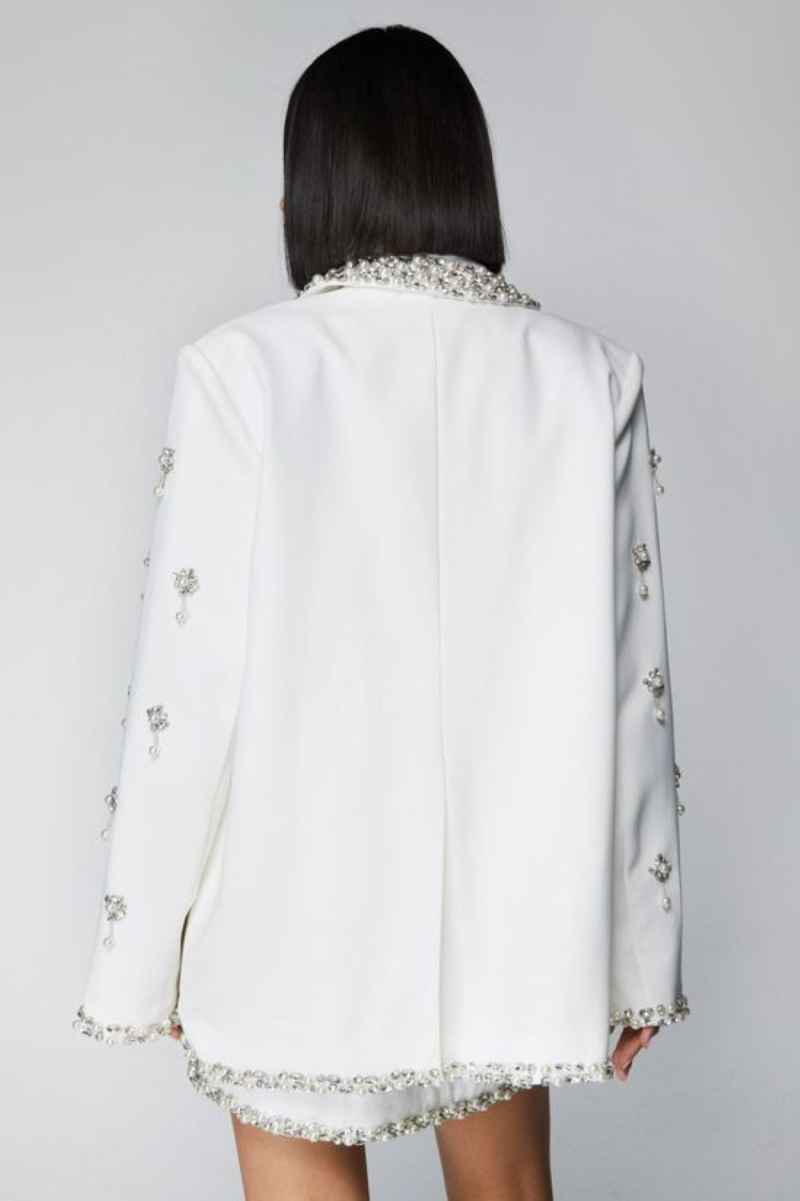 3 조각 반짝 이는 여성 블레이저 세트 맞춤형 크리스탈 - Women'S Formal Wear For A Wedding Guest 리뷰 및 가격