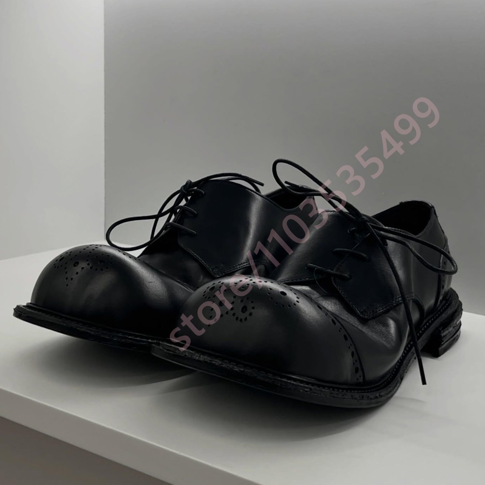 빈티지 2026 블랙 가죽 더비 슈즈 남녀 공용 레이스 - Formal Women Daily Wear Shoes 리뷰 및 가격