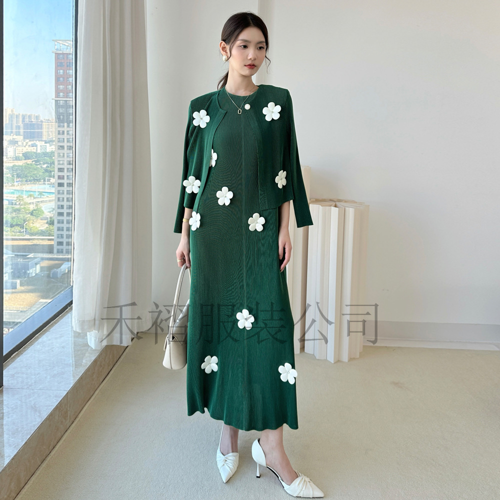유럽 미국 패션 우아한 여성 세트 라운드 넥 민소매 롱 - Formal Dress Female 리뷰 및 가격