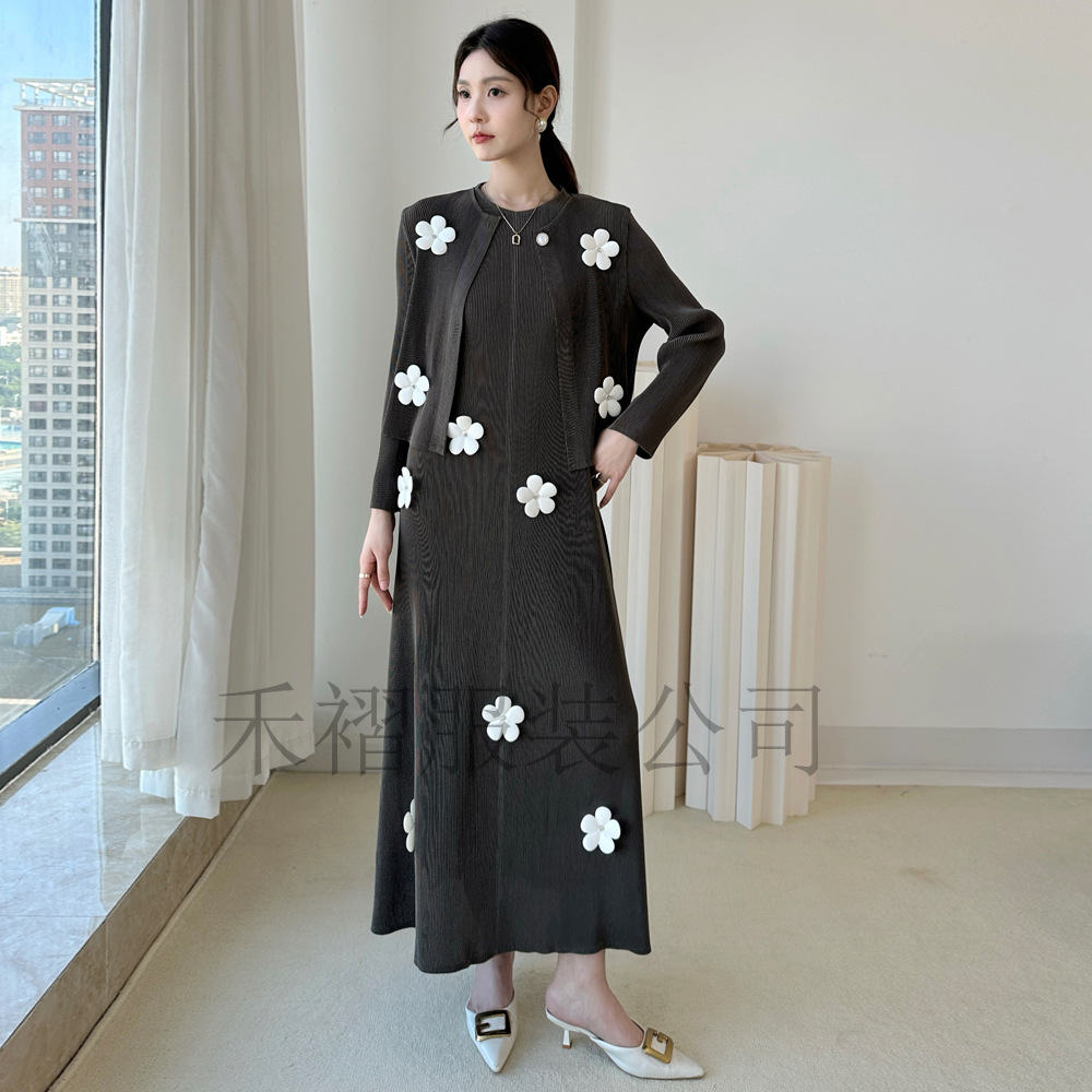 유럽 미국 패션 우아한 여성 세트 라운드 넥 민소매 롱 - Formal Dress Female 리뷰 및 가격