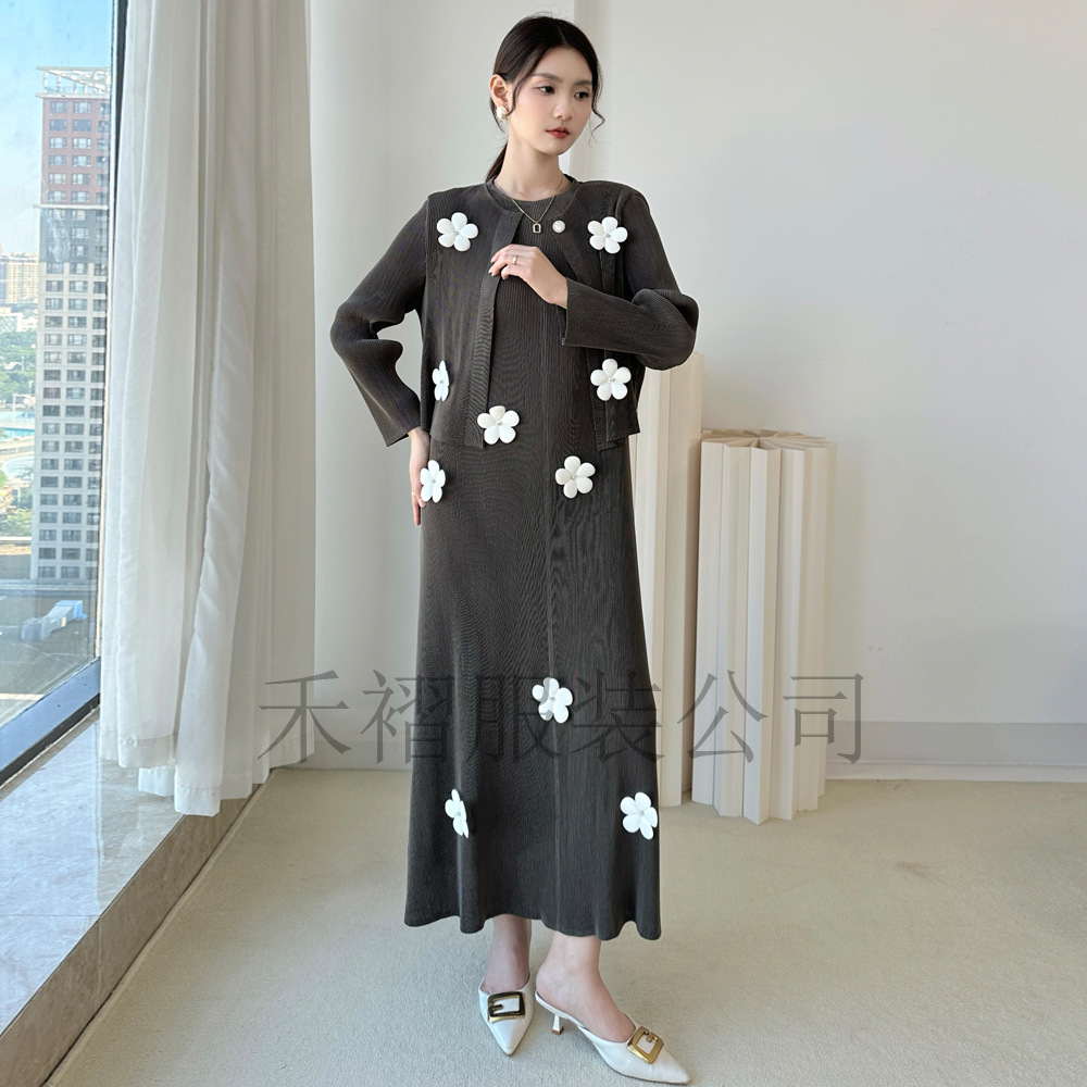 유럽 미국 패션 우아한 여성 세트 라운드 넥 민소매 롱 - Formal Dress Female 리뷰 및 가격