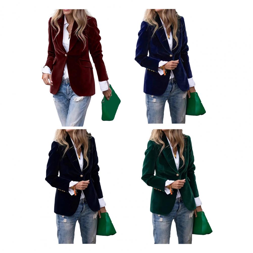 벨벳 대형 여성용 프롬 피크드 라펠 레이디 오피스 턱시 - Women'S Formal Wear For A Wedding Guest 리뷰 및 가격