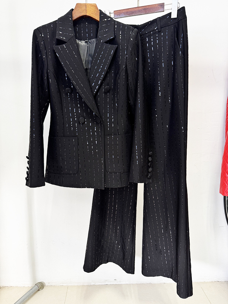 고품질 최신 2026 디자이너 런웨이 블랙 정장 여성용 - Women'S Formal Wear With Pants 리뷰 및 가격