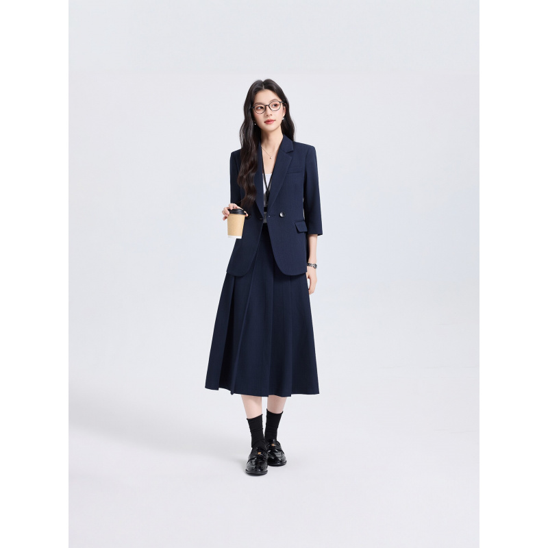 네이비 블루 여성 정장 세트, 봄/가을용, 신상 전문직 - Women Formal Wear Shirt And Pant 리뷰 및 가격