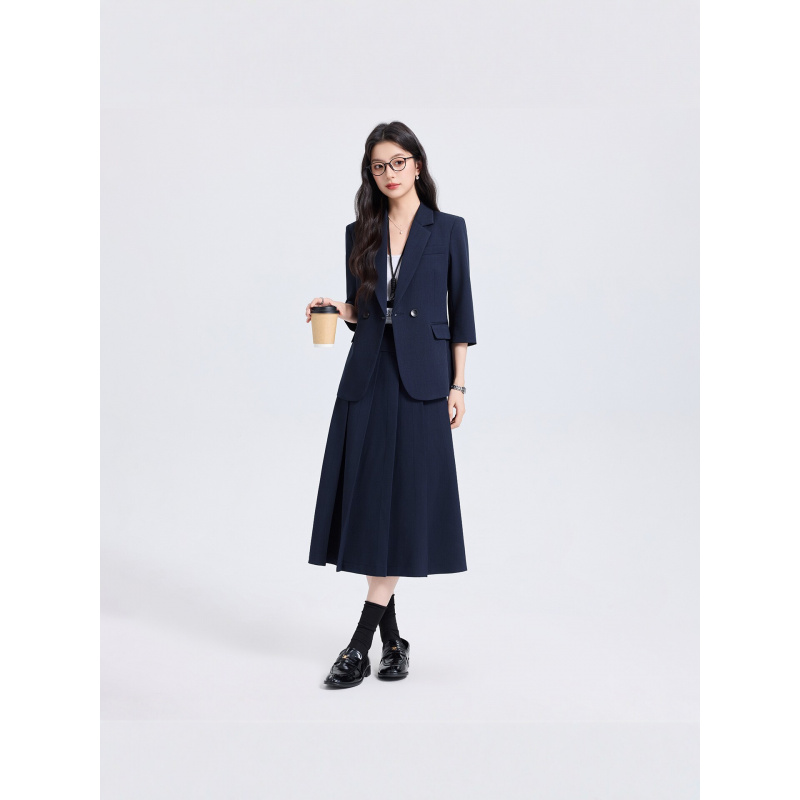 네이비 블루 여성 정장 세트, 봄/가을용, 신상 전문직 - Women Formal Wear Shirt And Pant 리뷰 및 가격