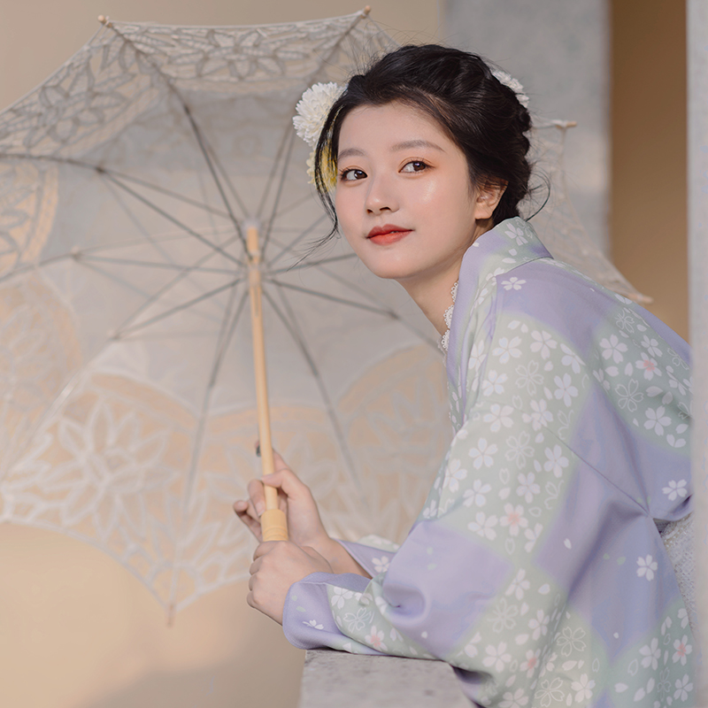 여성용 일본 스타일 정장 기모노 꽃무늬 프린트 클래식  - Formal Wear Japan Women 리뷰 및 가격