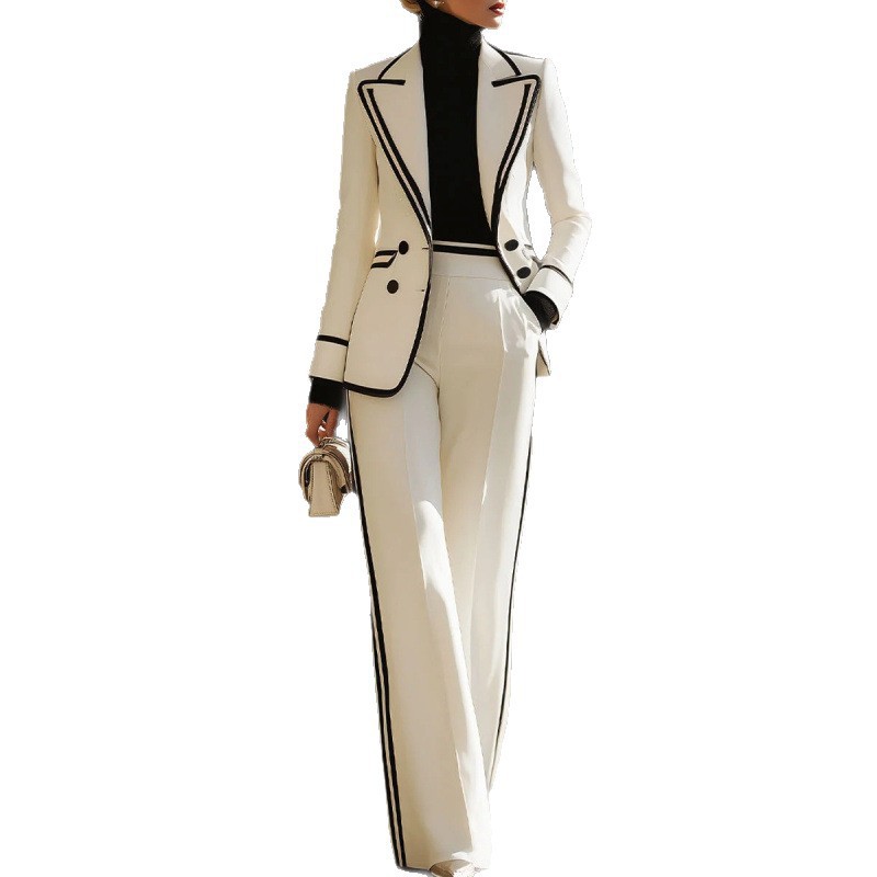 A+ 세일 여성용 더블 브레스티드 블레이저 투피스 세트 - Women'S Formal Wear With Pants 리뷰 및 가격