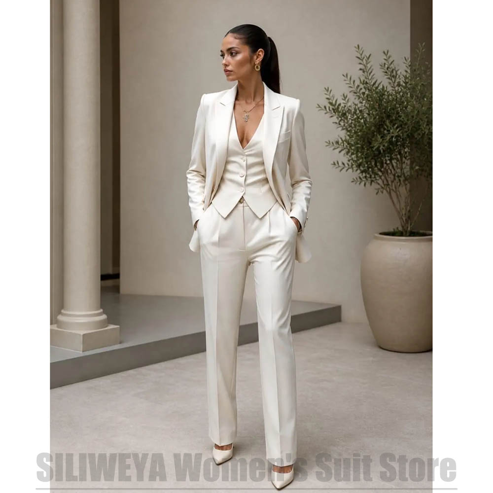 여성 3 피스 정장 세트 블레이저 조끼 바지 우아한 공 - Women Formal Wear Shirt And Pant 리뷰 및 가격