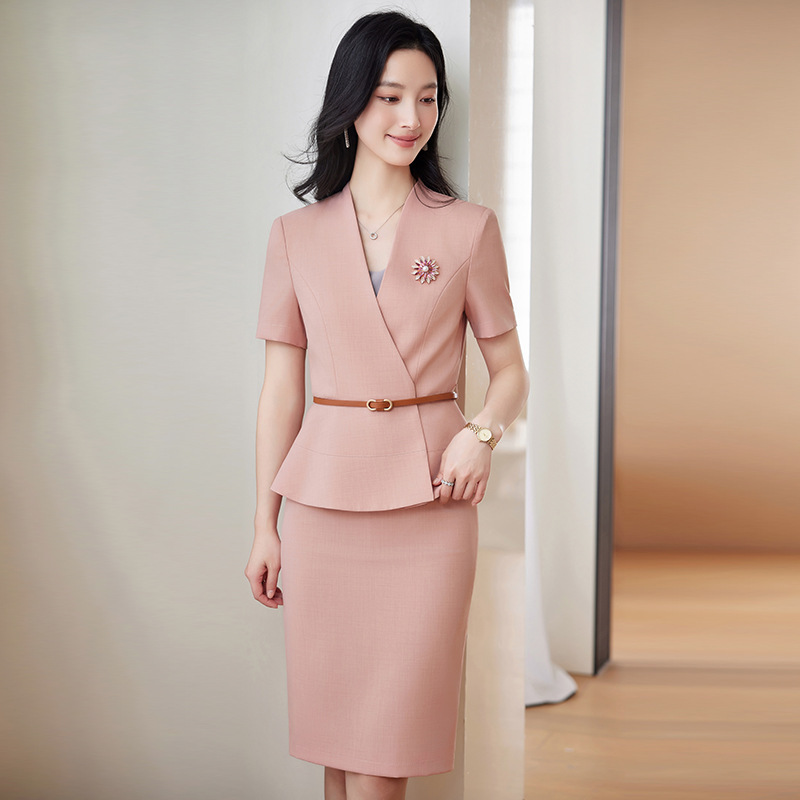 여성용 반팔 정장2025신상 여름 얇은 출퇴근 정장 우 - Women Formal Wear Shirt And Pant 리뷰 및 가격