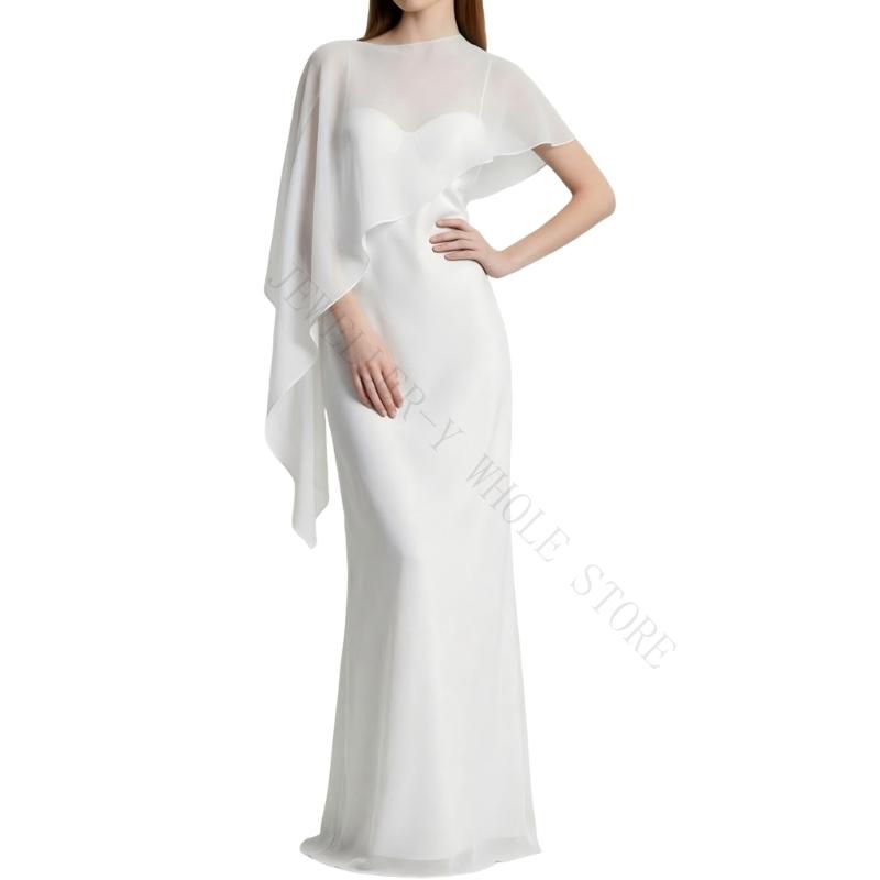 R7UF 정장 어깨 커버는 얇은 경량 흐르는 가장자리  - Women'S Formal Wear For A Wedding Guest 리뷰 및 가격