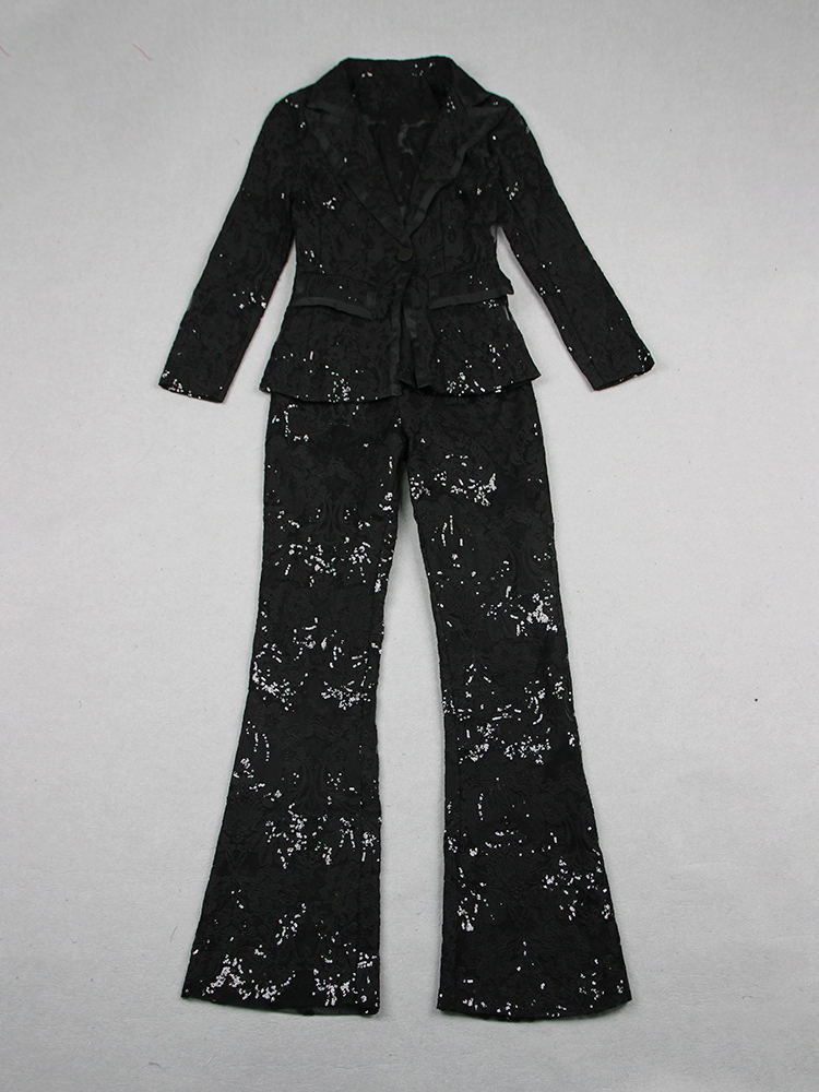 하이 스트리트 최신 2026 디자이너 런웨이 수트 세트 - Women'S Formal Wear With Pants 리뷰 및 가격